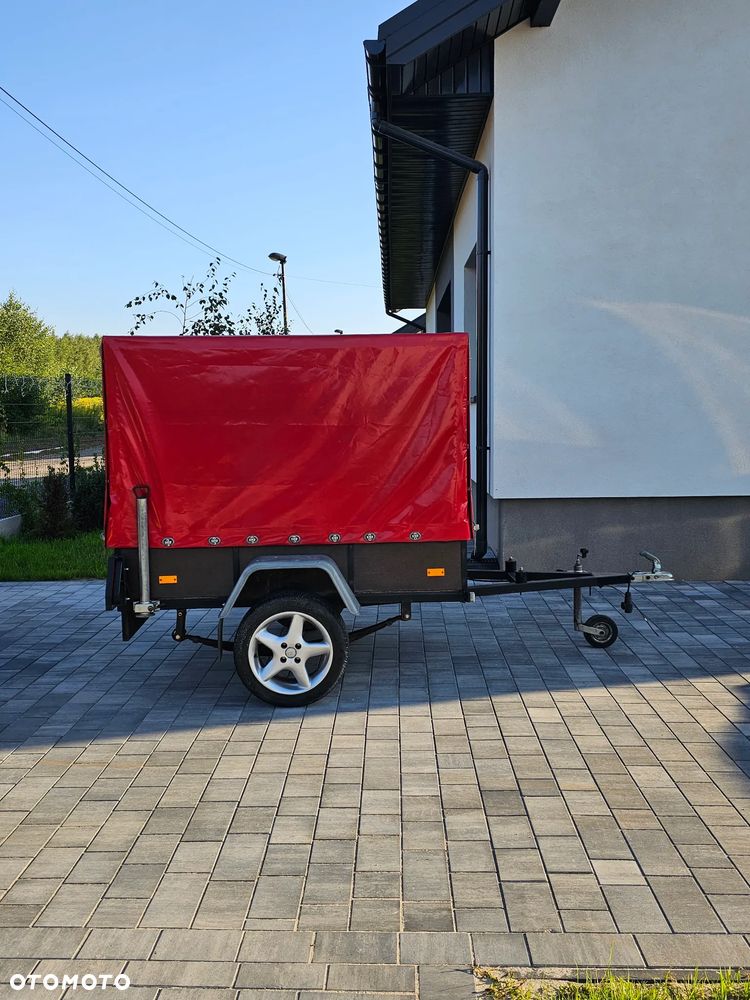 SAM Lekka przyczepa osobowa motocyklowa plandeka resory alufelgi - 1