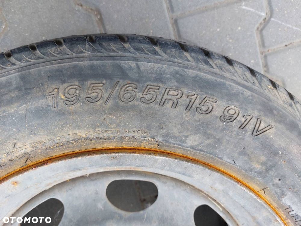 KOŁO FELGA OPONA ZAPAS 5x110 6,5Jx15 ET33 FI65,1 195/65R15 OPEL - 4
