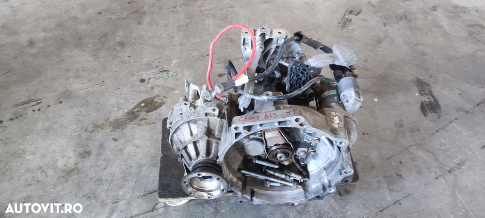 Cutie viteze manuala 5 trepte cu electromotor volkswagen vw caddy 2008 motor 1.9 BLS cod cutie JCS - 2