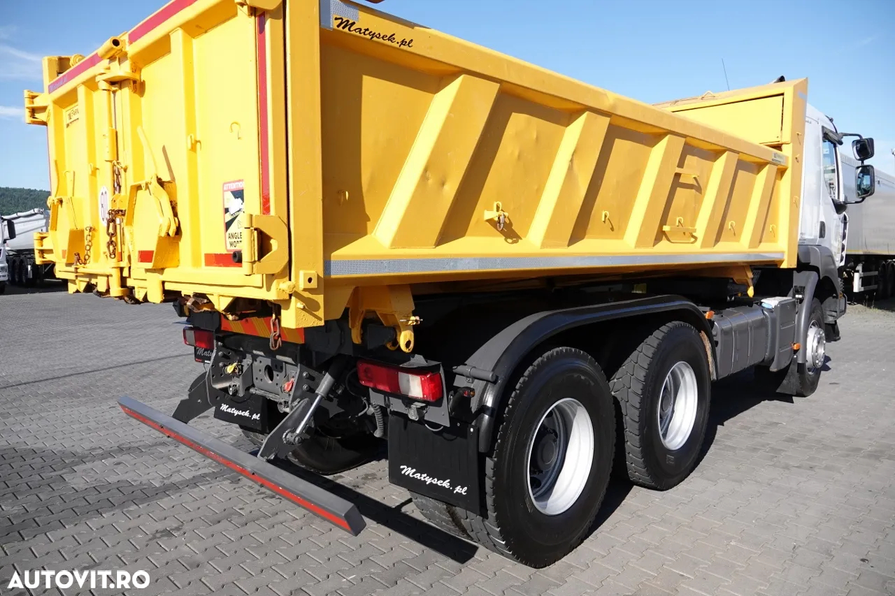 Renault KERAX 450 / 6x4 / BASCULATOR / HYDROBORTA / BORDMATIC / MANUAL / IMPORTAT - 21