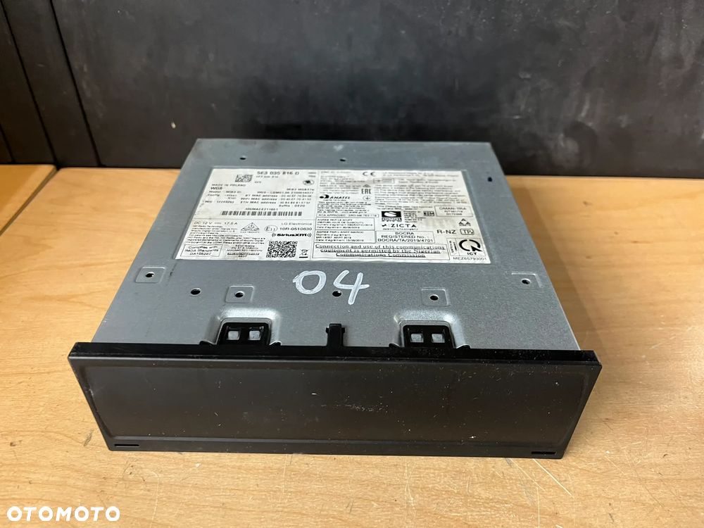 SKODA Czytnik nawigacji navi multimedia MIB3 radio 5E3035816D - 1