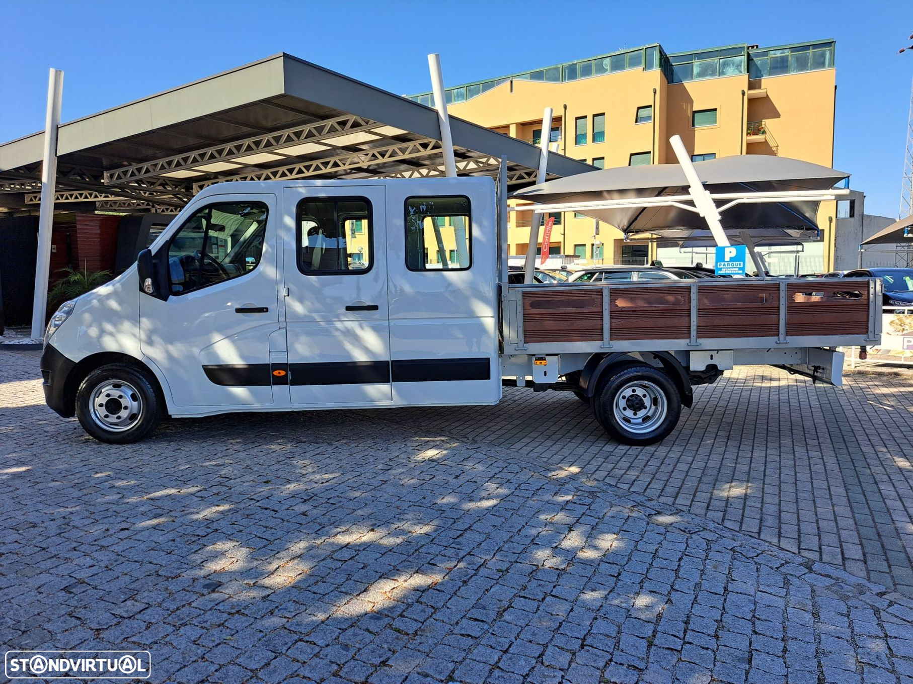 Renault Master 2.3 DCI Cabine Tripla 9 Lug Caixa Aberta - 3