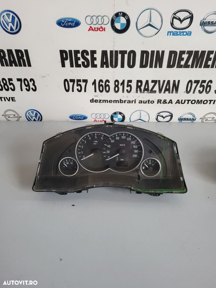 Ceasuri Bord Opel Meriva A 1.7 Cdti An 2004-2005-2006-2007-2008 Volan Stanga Dezmembrez Opel Meriva A 1.7 Cdti An 2004-2005-2006-2007-2008 - 1