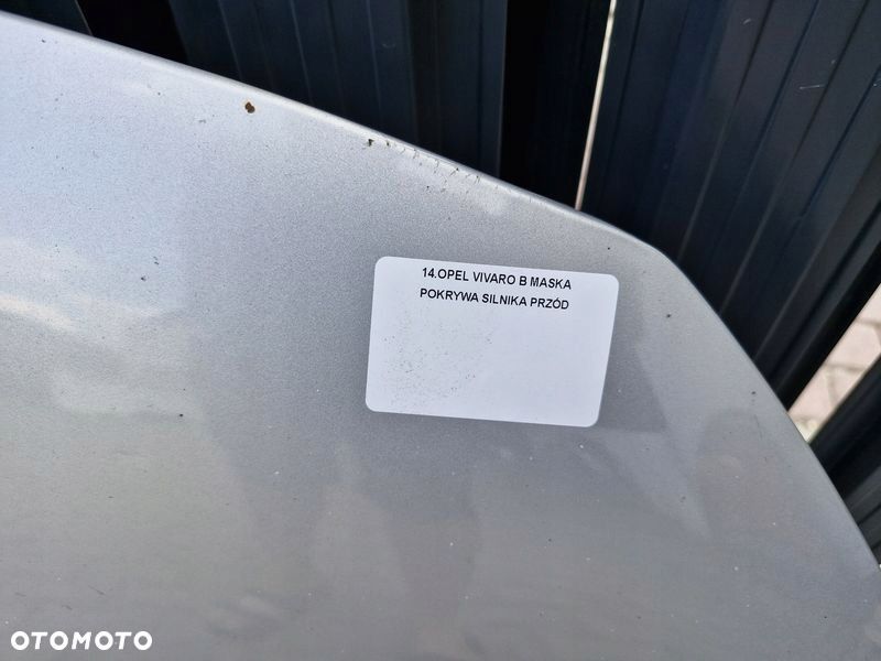 OPEL VIVARO B MASKA POKRYWA SILNIKA PRZÓD - 2