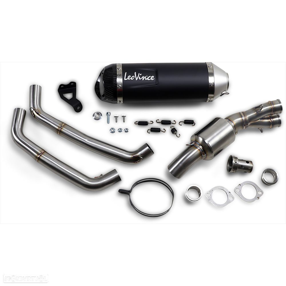linha completa leovince yamaha mt-07 / xsr 700 - 14251eb - 1