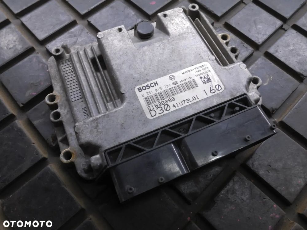 KOMPUTER STEROWNIK SILNIKA 51836090 0281015734     PEUGEOT BOXER II 2 3.0 HDI - 1