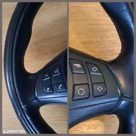 Volan BMW Individual cu airbag BMW original in stare foarte buna cu usoare urme de uzura E70+LCI E71 E72 - 4