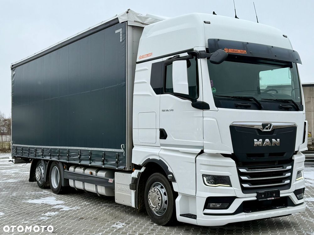 MAN TGX 26.470 / FIRANKA / 19 EUROPALET / XXL / NISKI PRZEBIEG / NOWY MODEL / 6X2 - 2