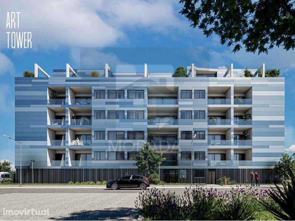 T2 C/ TERRAÇO DE 65M2 || NOVO || ÁGUAS SANTAS - Grande imagem: 3/11