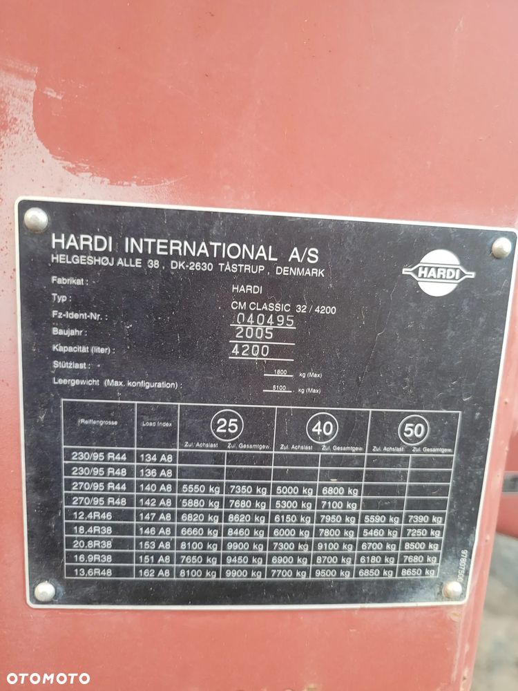 Hardi CM CLASSIC 32 / 4200 - 6