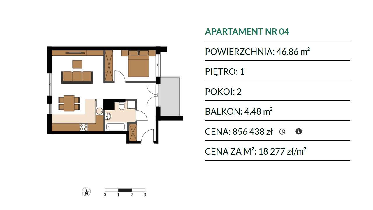 Praga Płd, 2 pok, widna kuchnia