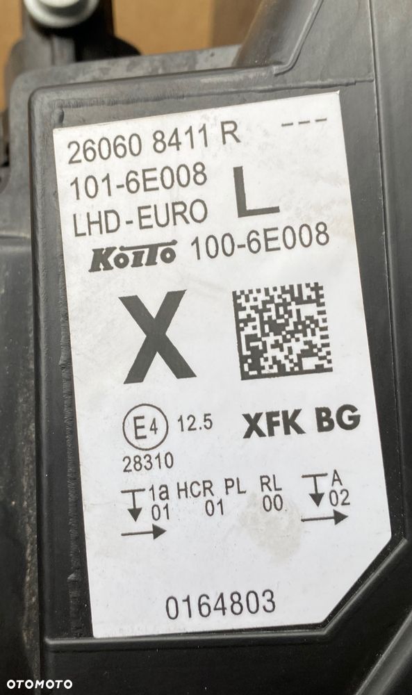 RENAULT KANGOO 3 III lift , IV 4 EXPRESS Idealna ! LAMPA PRZEDNIA LEWA REFLEKTOR LEWY  LED ledowy 260608411R - 16