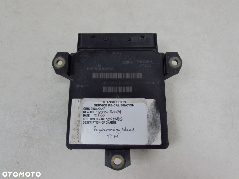 MB MERCEDES ATOMIC AUTOBUS MODUL STEROWNIK SKRZYNI TCM A43 ALISON 29544775 1544290X - 2