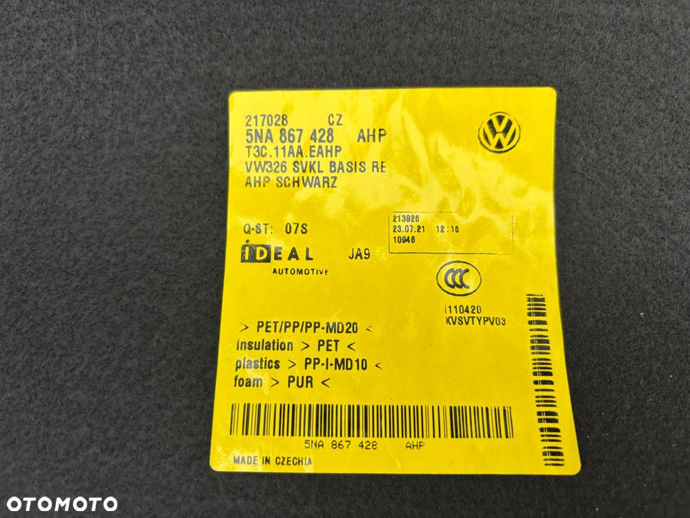 Vw Tiguan II 5NA boczek tapicerka bagażnika prawy lewy 5NA867428 5NA867427 - 7