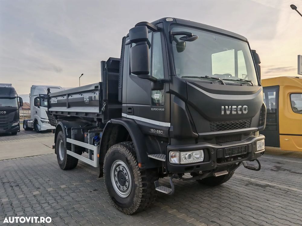 Iveco EuroCargo ML150E28WS EVI_E 4x4/ Bena basculare - 4