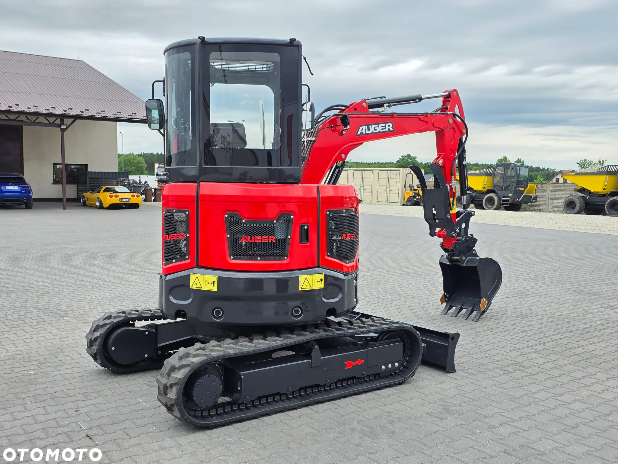 Inny NOWA MINIKOPARKA AUGER 40, WAGA 3900 KG, KUBOTA silnik - 4