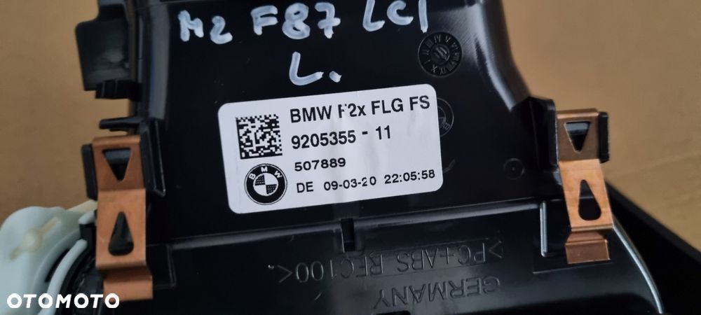 BMW M2 F87 LCI 2018- Kratka nawiewu powietrza lewa Oryginał - 6