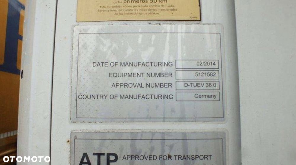 Schmitz Cargobull THERMO KING SLXe400 / DOPPELSTOCK / 7 CM GRUBA ŚCIANA / KOSZ PALETOWY / DRUKARKA / STANDARD WYSOKOŚĆ 2.65 M / PRODUKCJA 2014 ROK !! - 11