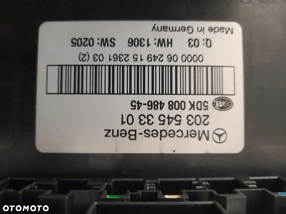 MODUŁ STEROWNIK MERCEDES W203 2035453301 - 3