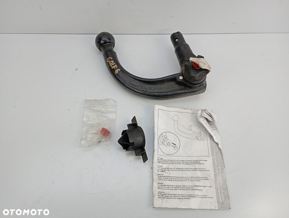 hak holowniczy odpinany vw golf V VI plus 1K0803882A - 1