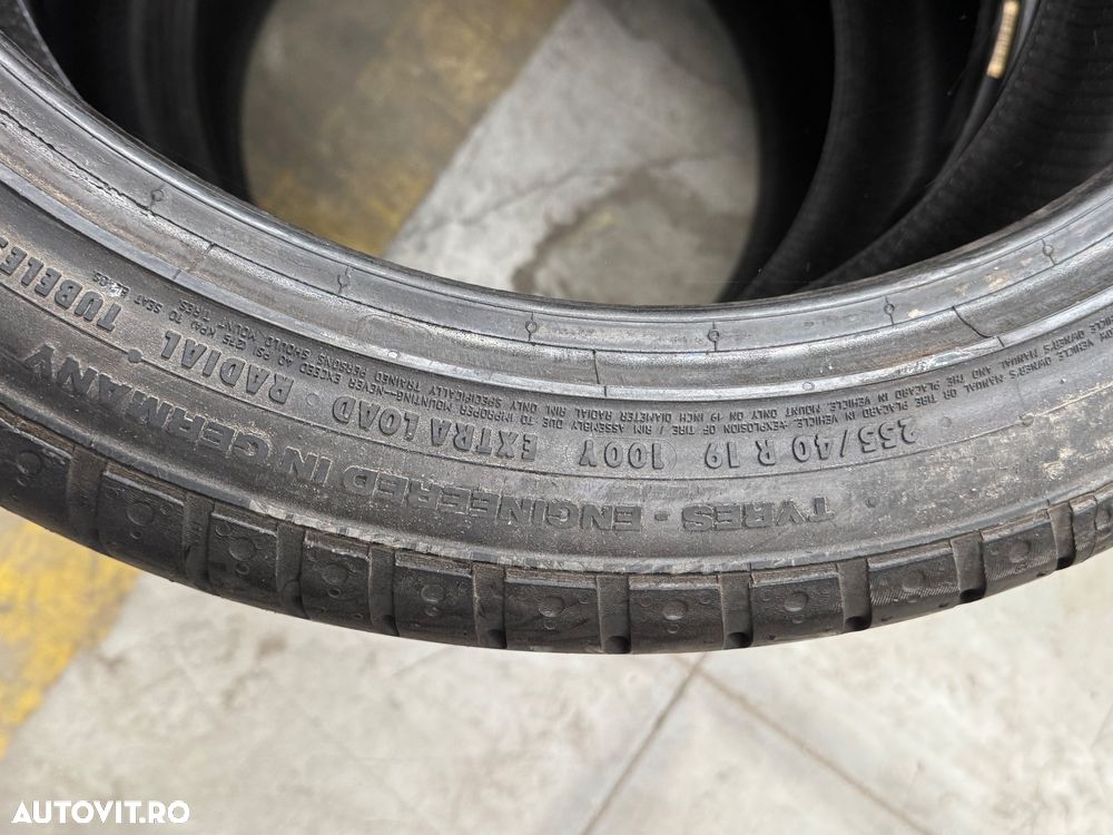 Vând set anvelope 255/40/19-275/40/19 Continental de vară ca noi - 6