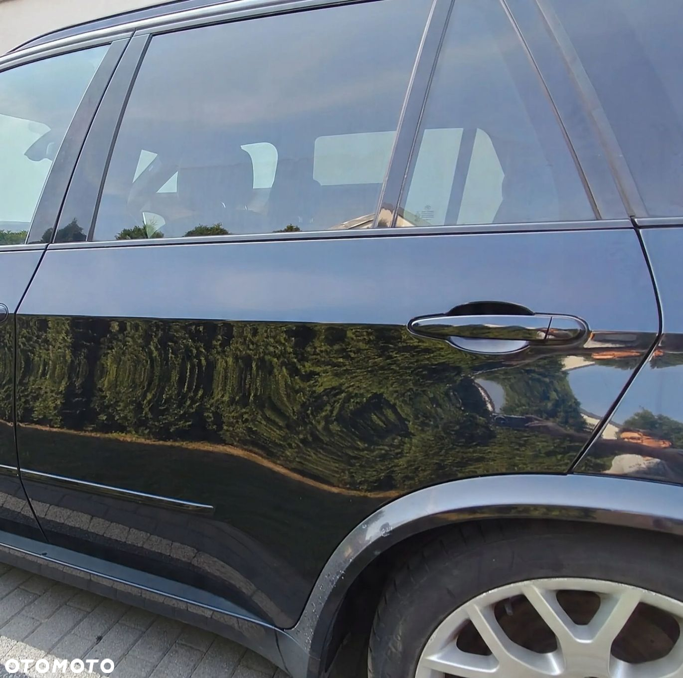BMW X5 E70 LIFT DRZWI LEWE TYLNE LEWY TYŁ 416/9 CARBONSCHWARZ METALLIC - 2