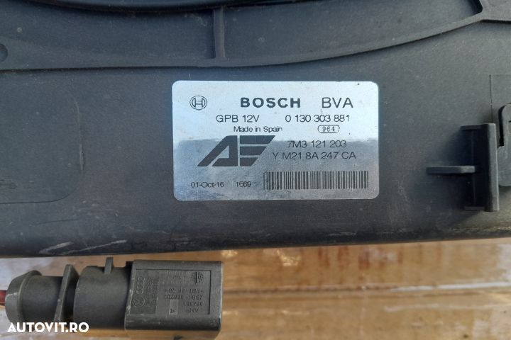 Electroventilator racire motor / AC 1.9TDI 0130303881 7M3121203 MX125 - 3