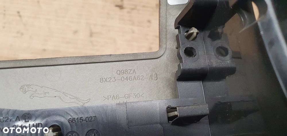 Listwa dekor osłona ramka konsoli Jaguar XF X250 8X23-046A62-AB 8X23-043C27-AE - 5