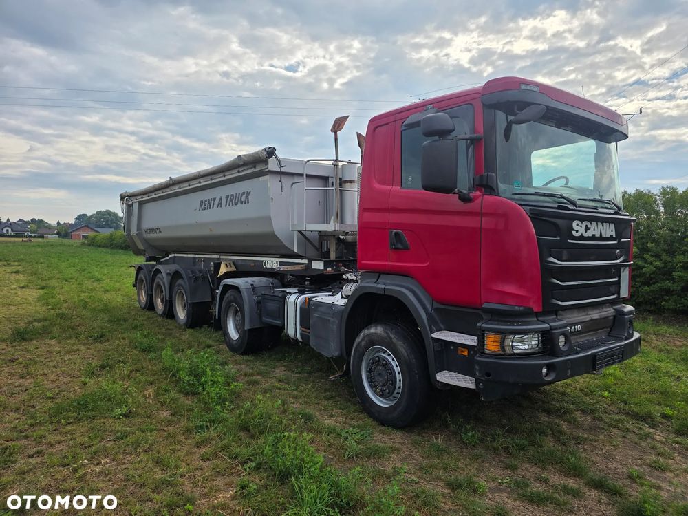 Scania G 410 4x4 + Carnhel Stalowa 26m3  z Niemiec - 6