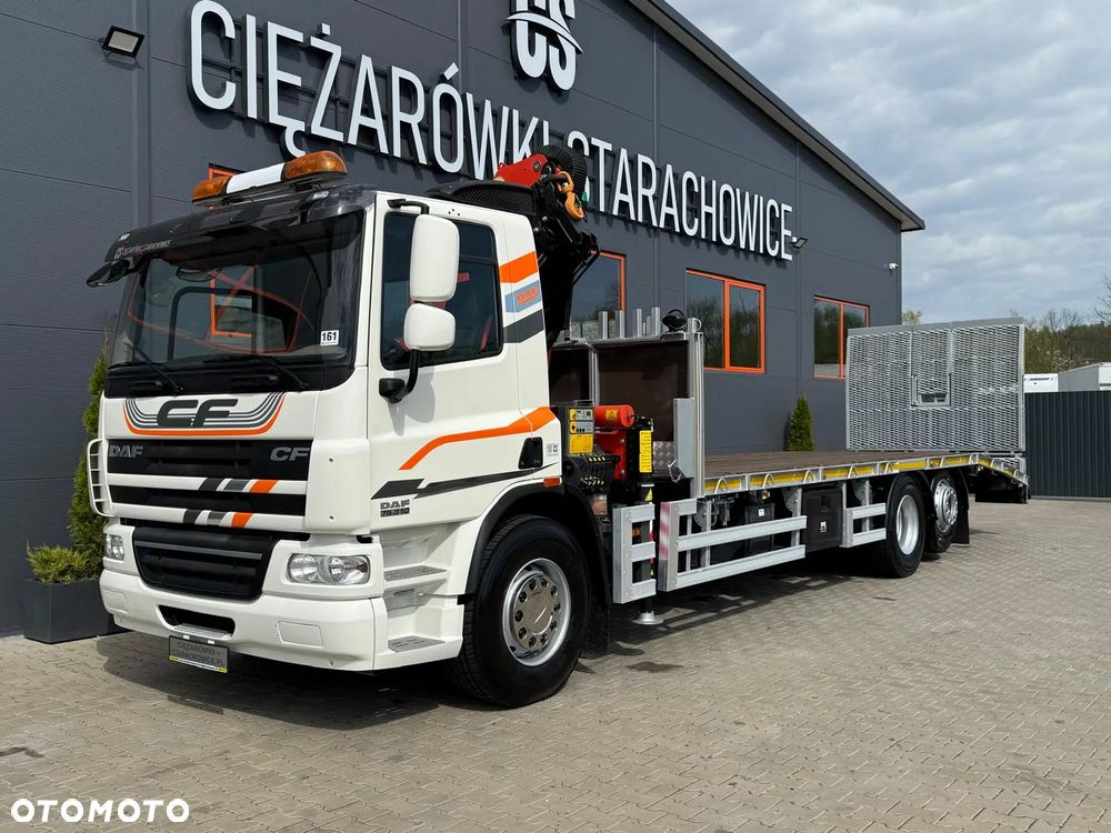 DAF DAF CF 75.310 / E5 / 6x2 / laweta + żuraw PALFINGER PK 18002 EH / platforma , pomoc drogowa , skrzynia - 10