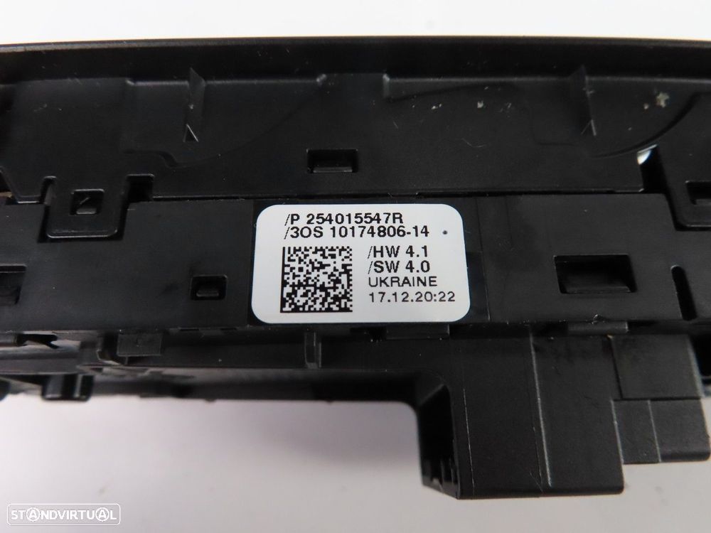 Interruptor / Botão vidros Esquerdo/Frente Usado / Original RENAULT Captur II (H... - 4