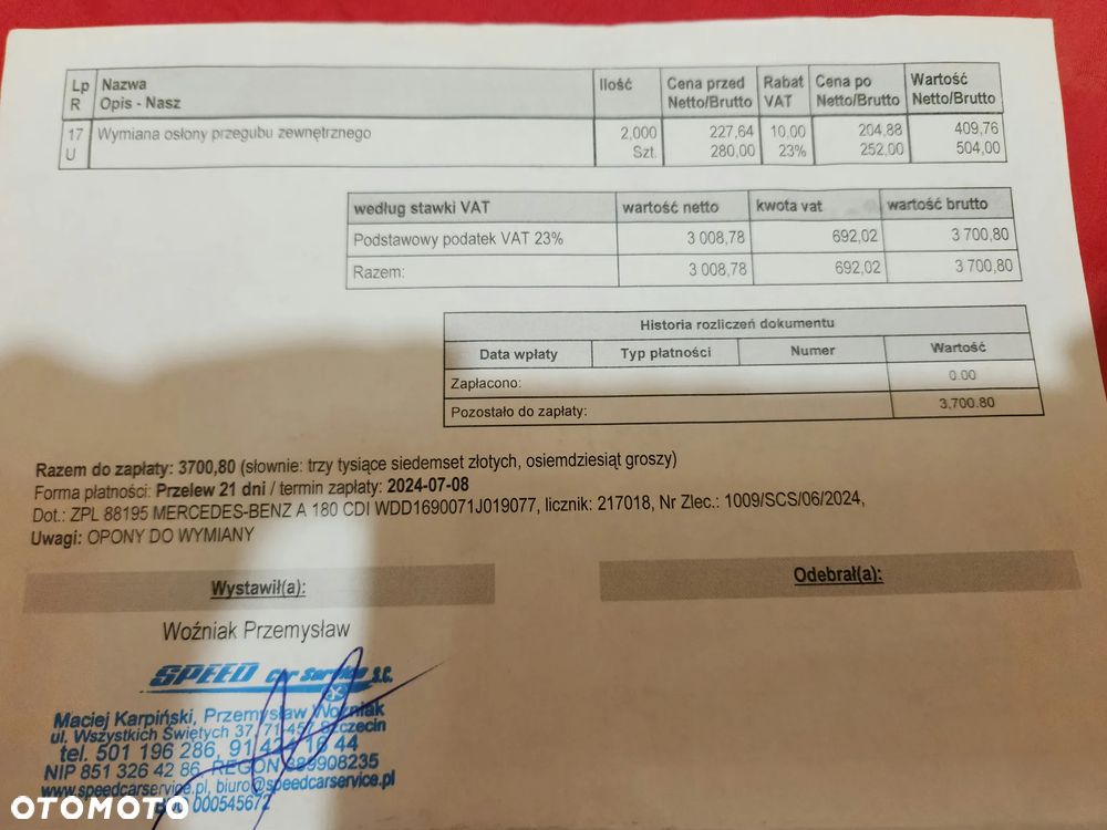 Mercedes-Benz Klasa A 180 CDI Avantgarde Starline - 17