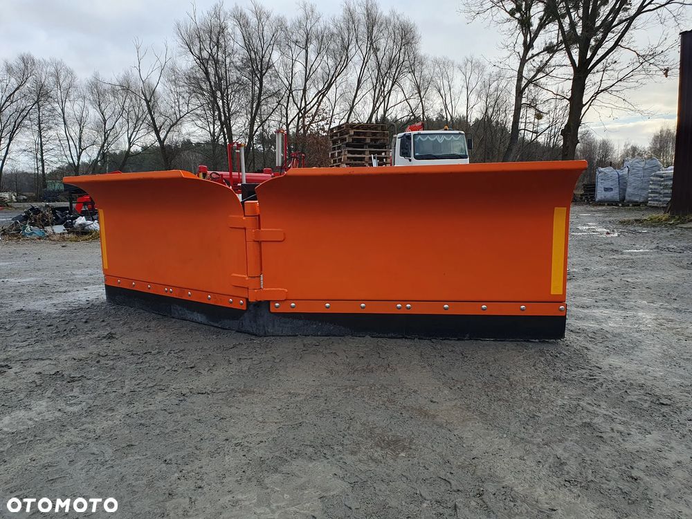Pług do śniegu 3m strzała do koparko ładowarki terex fermec massey ferguson volvo