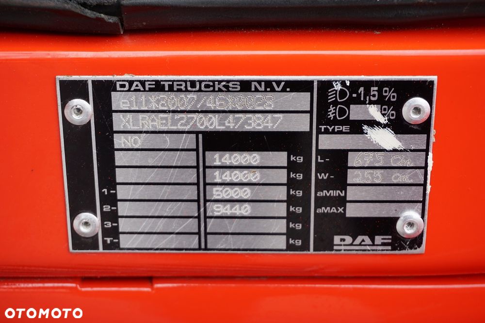 DAF LF / 290 /  ACC / EURO 6 / BRAMOWIEC / DMC 14 000 KG - 11