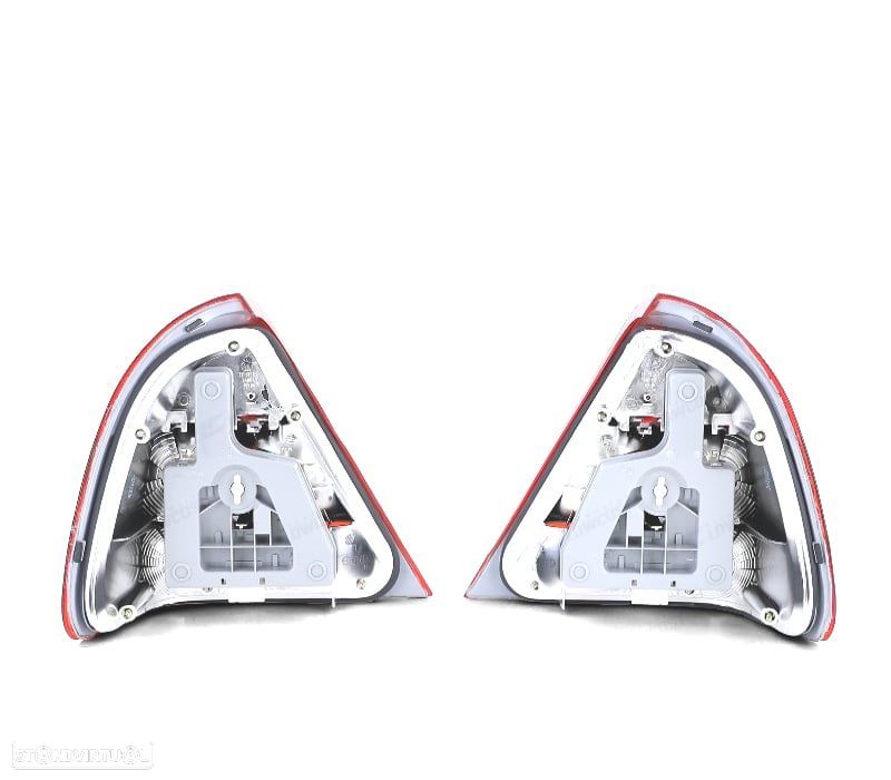 FAROLINS MERCEDES CLASSE C W202 93-97 VERMELHO BRANCO - 3