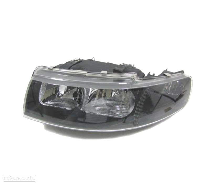 FARÓIS SEAT LEON TOLEDO 1M 99-05 FUNDO PRETO - 2