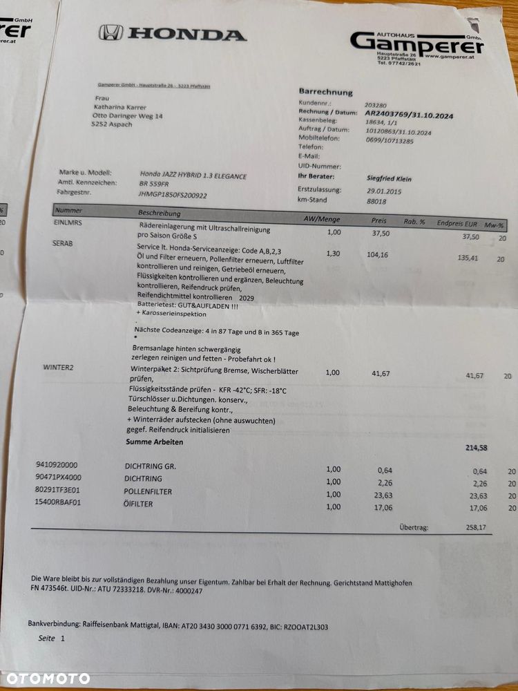 Honda Jazz 1.3 DSi i-VTEC IMA CVT Elegance - 23