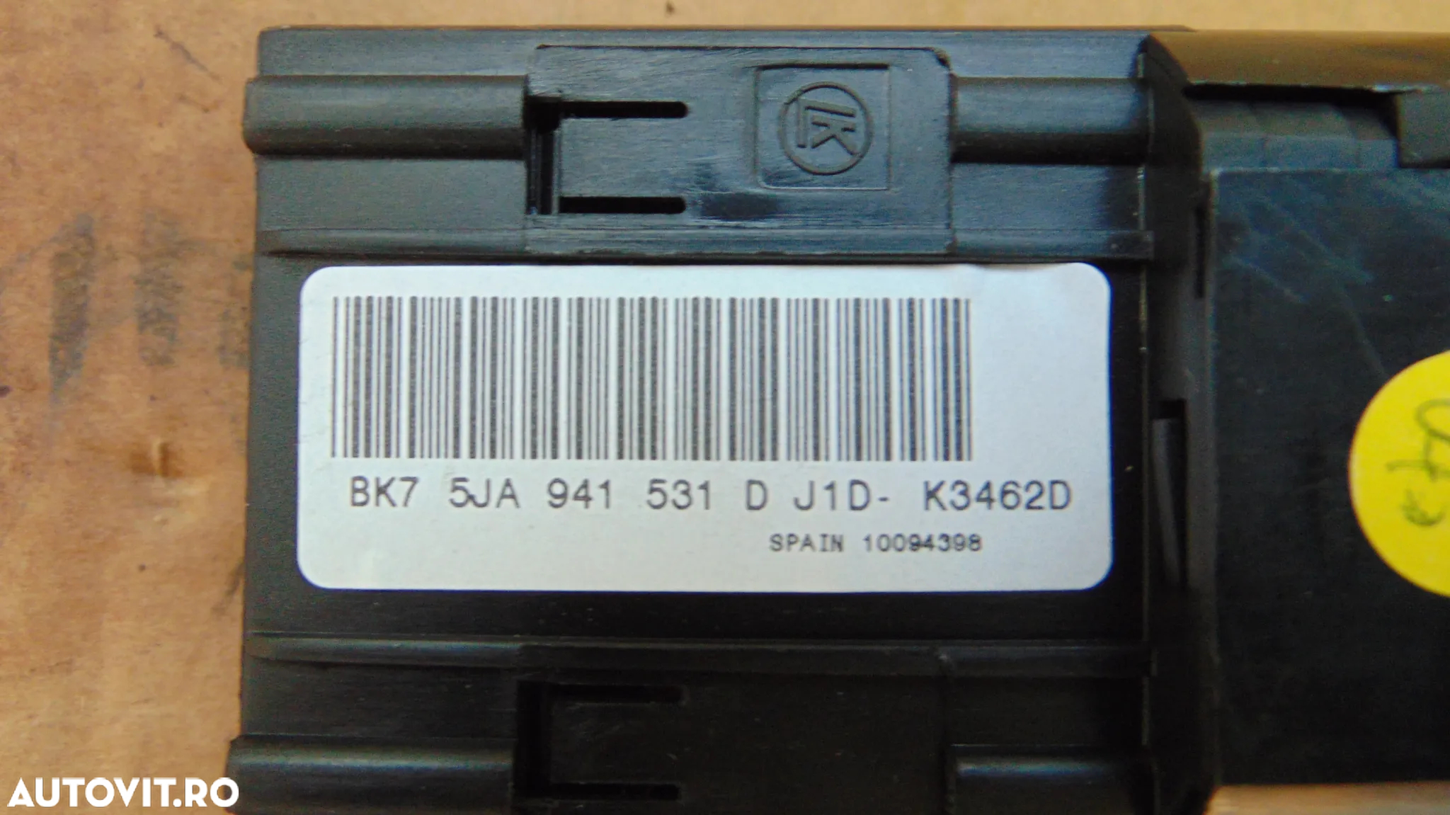 Bloc/Comutator lumini Faruri Skoda Rapid an 2012-2017 cod bk75ja941531 - 4