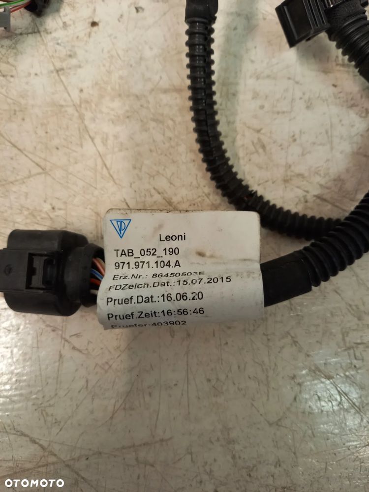 Porsche Panamera 971 wiązka instalacja PDC zderzaka tylnego tył - 2