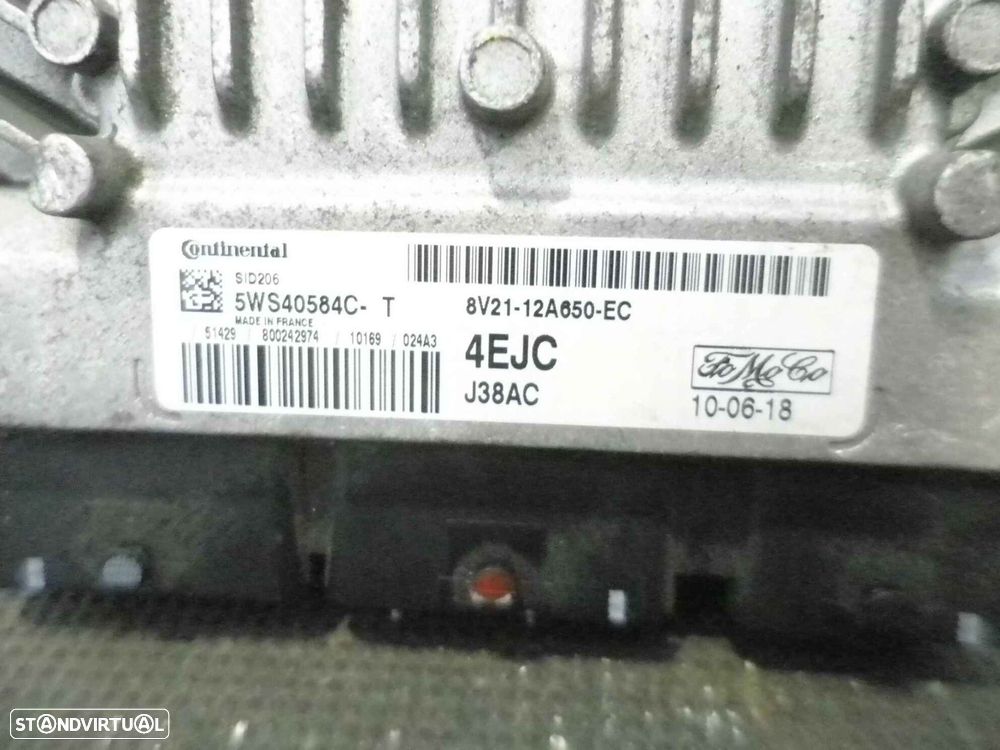 Centralina 8V2112A650EC FORD FIESTA 6  2010 1.4TDCI 70CV 5P BRANCO - 2