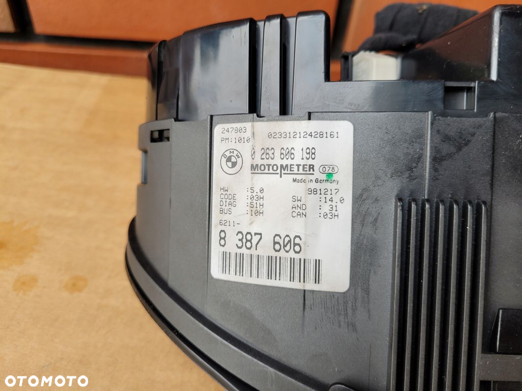 LICZNIK ZEGAR BMW 3 E46 2.0 D 8387606 - 3