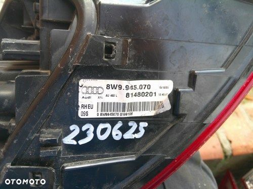 AUDI A4 B9 8W9 KOMBI PRAWA TYLNA LAMPA ORYGINAŁ 8W9945070 - 9
