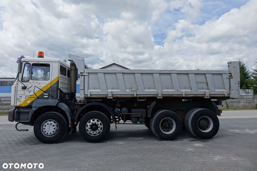 MAN FE 410 A /8x4 / MANUAL / WYWROTKA /BIBENNE / DWUSTRONNA / HYDROKLAPA / HYDROBURTA - 10