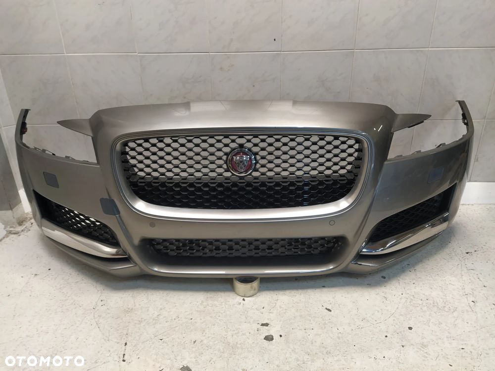 JAGUAR XF X260 ZDERZAK PRZÓD PRZEDNI KOMPLETNY 4XPDC SPRYSKIWACZE GRILL ATRAPA CHŁODNICY ZNACZEK WIĄZKA ORYGINAŁ - 2