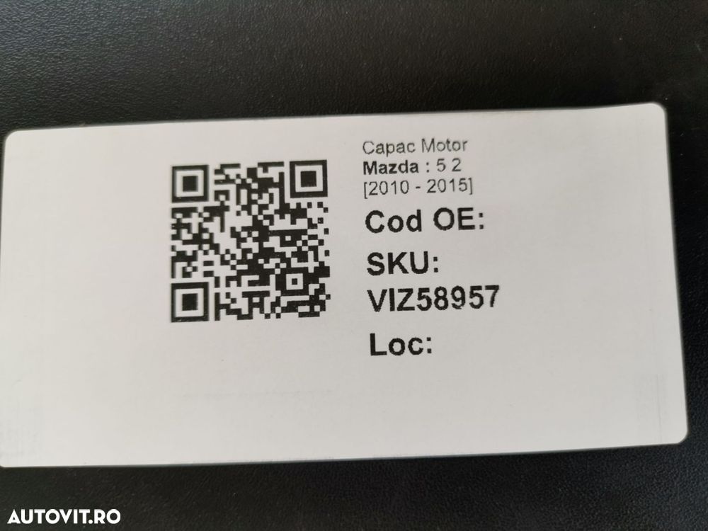 Capac Motor Mazda  5 2 2010 2011 2012 2013 2014 2015 Originala In Star - 8