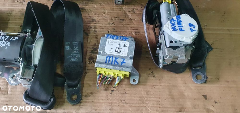 Konsola poduszki pasy AIRBAG sensor zestaw naprawczy Ford Fiesta MK7 ORYGINAŁ !!! - 10