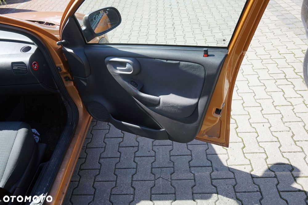 DRZWI PRZEDNIE PRAWE CORSA C III 5D HB Z40E  ZŁOTY OPEL 1999-2003 - 9