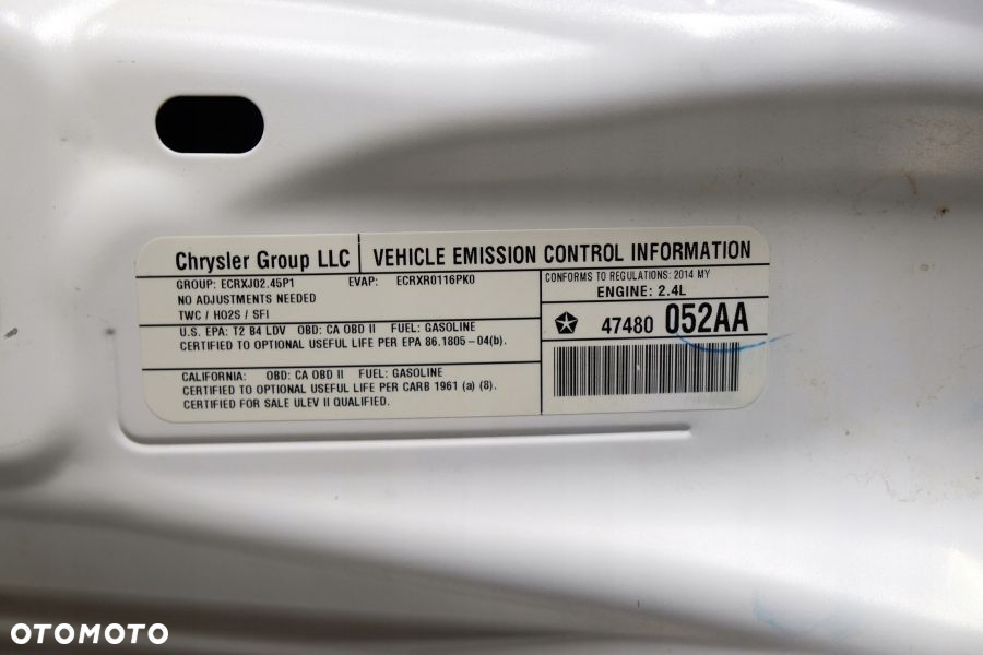 DODGE DART 2012-2016 MASKA PRZÓD POKRYWA KLAPA USA - 10