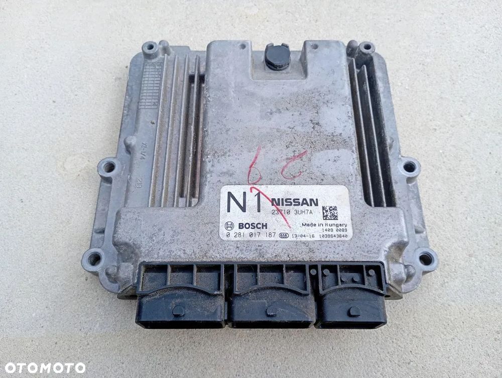 sterownik silnika komputer 0281017187 nissan x-trail t31 lift 2013r 2.0 dci - 1