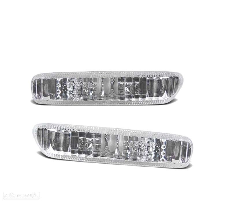 PISCAS LATERAIS BMW E46 CHROME CROMADOS PRETOS - 1